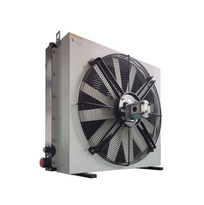 China High Heat Transfer Preformance Best Prices Plate Fin Heat Exchanger 220V Hydraulic Oil Radiator With Fan Aluminum Hydraulic Oil Cooler 3000btu 6000btu for sale