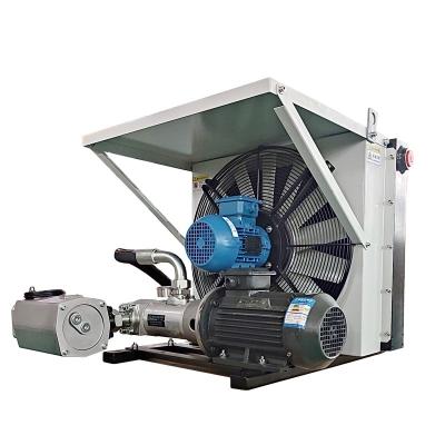 China Machinery Repairs Professional Factory Self Oil Chiller Oil Cooling Unit Circulation Oil Cooler Workshop With Fan For Hydraulic Systeam for sale