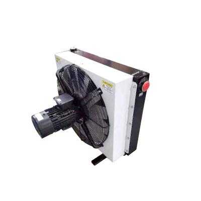 China Machinery Repairs Workshop Customs Department Fan Cooled Aluminum Hydraulic Fan Air Oil Cooler Heat Exchanger Unit for sale