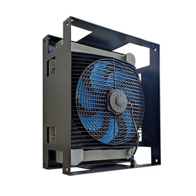 China High Heat Transfer Preformance Floor Standing Air Oil Cooler Construction Machinery Parts Fan Cooling For Excavation Machinery Wind Fan Cooler 6000btu 3000btu for sale