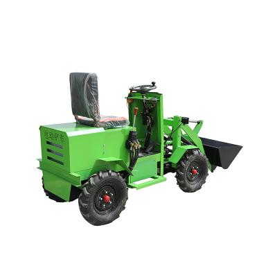 China Building Material Shops Small Front Loader Wheel Electric Electric Infinitely Variable Speed ​​Wheel Loader for sale