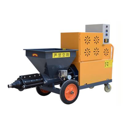 China Internal building mortar wall spray gun mortar pump spray cement plastering machine mortar spray machine for sale for sale