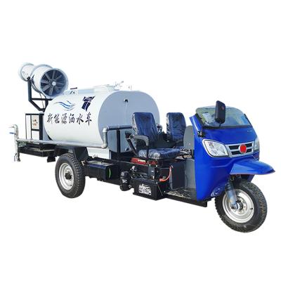 China Building Material Shops Mist Cannon Multifunctional Greening Sprinkler Motor Tricycle Environmental Watering Cart for sale