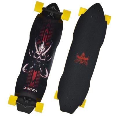 China Supplier 37inch Long Adult Maple China Board Complete Bamboo Skate Longboard Professional Skateboard for sale