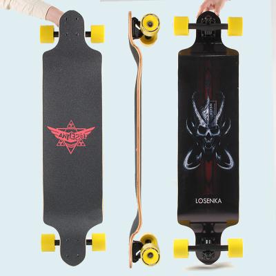 China Best Price Custom Cheap Full Maple 40 Inch Adult Bamboo Skateboard Longboard for sale