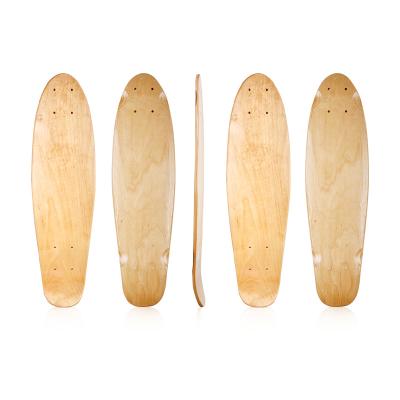 China Factory Wholesale Price Empty Wooden Cruiser Deck Custom Fishboard Cruiser Skateboard Deck for sale