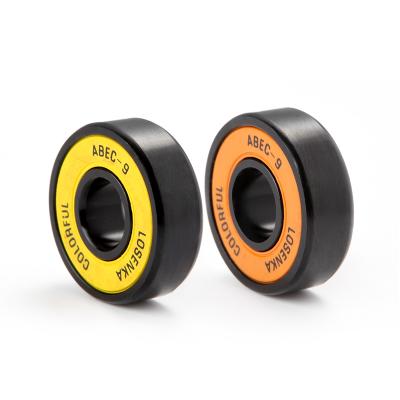 China Professional Factory Wholesale ABEC-9 Custom 608 Concave Skateboard Bearings for sale