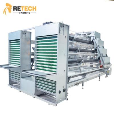 China Full Automatic H Type 3 Tiers Battery Poultry Farm Breeder Cage System For Sale for sale