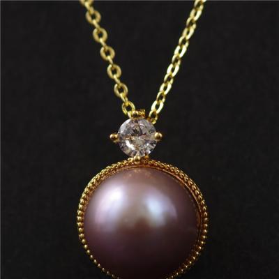 China CLASSIC Fashionable 18k Gold Pendant Reasonable Prices Gold Filled Freshwater Pearl Pendant for sale