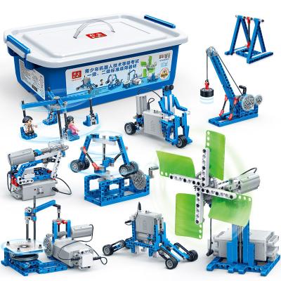 China Toy Wholesale Popular Educational Electronic Building Blocks 80 in 1 Power Machinery ABS Plastic Diy Toy Banbao 6932 Student Basic Research for sale