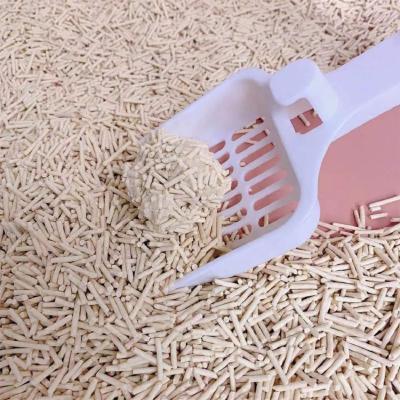 China Hot Selling Flushable Form Stocked 1.5 Amazon BSCI Strips Clumping Tofu Cat Litter for sale