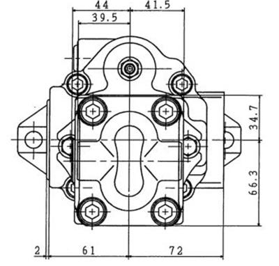 China JHX Machinery Hydraulic Pump Parts KDVP-00B-16 Suitable For 1.5-1.8 Ton Mini Excavator Hydraulic Pump Assembly for sale