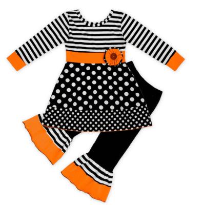 China Wholesale Kids Boutique Casual Cotton Dressing Set Babies Halloween Outfits for sale