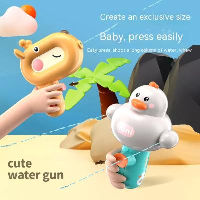 China Chubby Chicken Duck Water Fighting Cartoon Water Gun Outdoor Water Guns Automatic Water Gun For Kids for sale