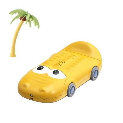 China Children's Learing Toys Projection Crocodile Music Toy Phone Cell Smart Kids Mobile Phone Educational Studying Toys for sale