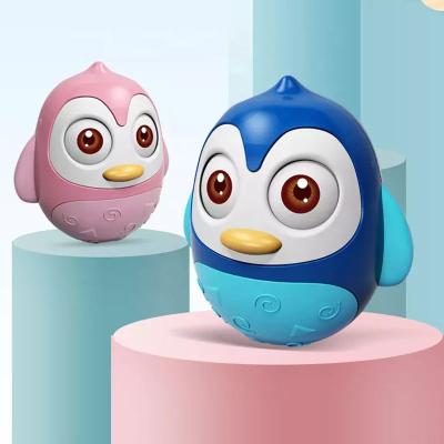 China Eco-friendly Plastic Funny Baby Penguin Rocker Rocker Toys Funny Baby Cute Toy HE0201 for sale