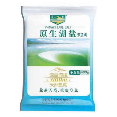 China Granule naturally crystallized lake salt is made after physical treatment non-iodized edible sodium salt for sale