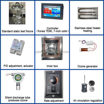 China Rubber Laboratory Ozone Aging Resistance Test Chamber Simulate Environmental Ozone Corrosion Aging Tester Ozone Aging Test Chamber For Rubber And Plastic for sale