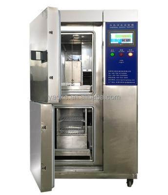 China High And Low Temperature Apparatus (Two Zones) Thermal Shock Test Apparatus Auto Room Hot And Cold Chamber for sale