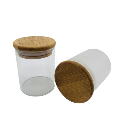 China Wholesales 50ml 80ml 100ml 120ml 150ml mini spice storage cosmetic empty high quality clear glass jar with bamboo cork lid for sale