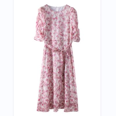 China Breathable Anti-Wrinkle Dresses Floral Casual Dresses Casual Dresses with Ruffles for sale