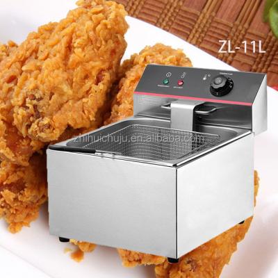 China Commercial Stainless Steel Use Stainless Steel Deep Fryer for Fries Chicken Tornado Spiral Tornado Potato for sale