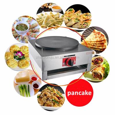 China CE Approved Auto-thermostat Control Commercial Pancake Making Machine Manual Pancake Machine Rotating Pancake Maker for sale