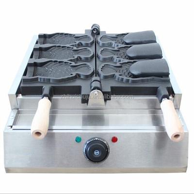 China Top Quality Fully Automatic Ice Cream Taiyaki Machine, Taiyaki Waffle Maker, Large Fish Shaped Cake Mold for sale