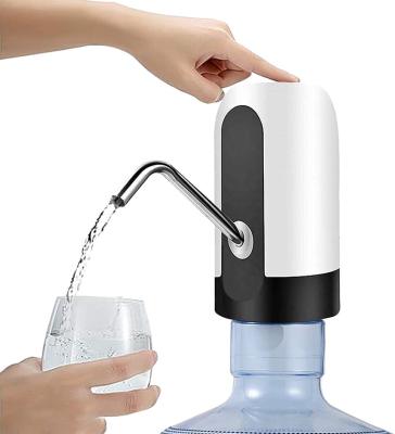 China Enlightenment Style Water Bottle Pump Switch 5 Gallon Portable Electric Water Bottle Dispenser USB Charging Automatic Water Dispenser Pump for sale