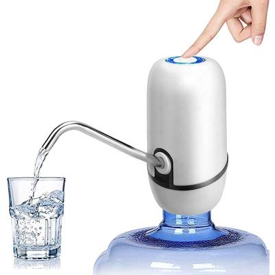 China Illumination Style Universal 5 Gallon Bottles Electric Drinking Water Bottle Pump, USB Rechargeable Portable Water Dispenser for sale