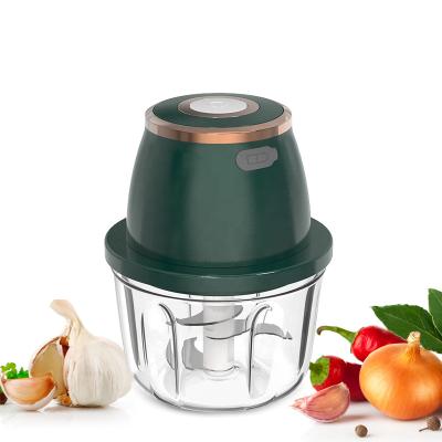 China Multi Function Food Processor Garlic Press Crusher USB Electric Onion Fruit Vegetable Cleaver Garlic Viable Crusher for sale