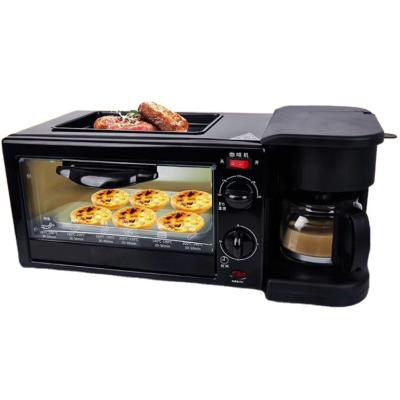 China Hot Sale OEM Hotel Multi Functional Electric 3 In 1 Breakfast Makers With Toaster Oven Frying Pan Boiling Pot for sale