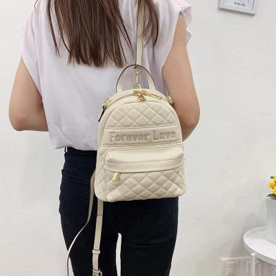 China New Fashion China Fashionable Women's Backpacks Designer Pu Backpacks Black Ladies Leather Custom Bags for sale