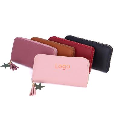 China Wholesale Designer Fashion Manufacturer Luxury Ladies Wallet Long Purse Top Grain PU Vintage Multicard Leather Wallet for sale