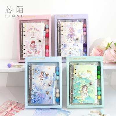 China Cute Mini Customized Spiral Bound Stationery Note Book Printing Logo Notebook Hand Account Stationery Products for sale