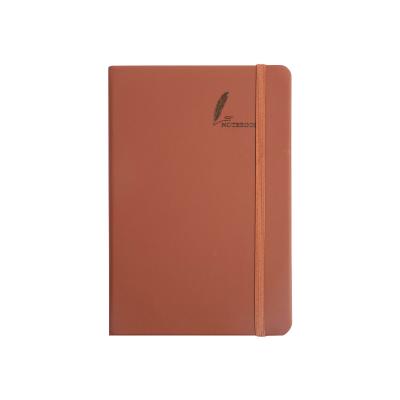 China Custom Core Imitation Notebook Leather Strap Hardcover Book PU Notebook Notepad High-end Office Supplies for sale