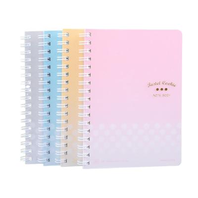 China A5 Diary Notebook Loose-leaf Diary Spiral Hardcover Book Double Hardcover PP Cover Material For Girls Stationery Products for sale