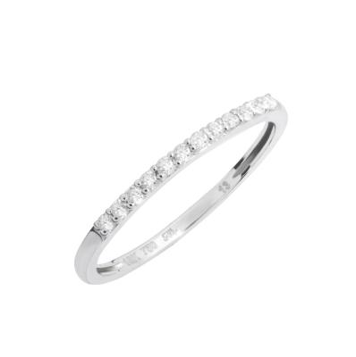 China 18K gold 9K gold 0.10 carat T.W. Diamond Eternity Diamond Ring for sale