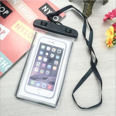 China Universal Anti-drop Waterproof Phone Case Swimming Waterproof Touch Bags Phone Case for sale