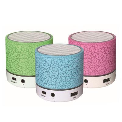 China Newest Factory Price Colorful LED Light Mini Led Light Portable Smart Speaker A9 Wireless With Fm Radio Speakers for sale