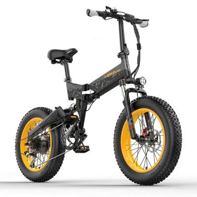 China EU USA aluminum alloy warehouse 1000W 48V14.5ah electric bicycle snow mountain fat tire bike lithium battery 20 inch folding electric bike for sale