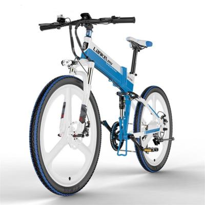 China Folding 14.5AH Aluminum Smart 26inch Alloy Drop Shipping CE Aluminum Snow Tire Bike 500W 48V Mountain Electric Bicycle Offroad City 7 Speed ​​Shift for sale