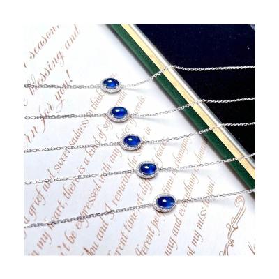 China Hot Sale Fine Sapphire Bracelet Jewelry CLASSIC Fashion Blue Bracelets for sale