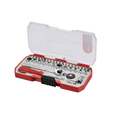 China Wholesale 37pcs Carbon Steel Mechanics Mechanics Wrench Socket Tool Kit Professional Multi Tool Combination Auto Repair Tool Mixed Fuction Tool Kit for sale