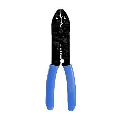 China Hiyes China Professional Hot Sale Multi Functional Carbon Steel Cable Cutter Crimping Tool 215mm Multi Functional Adjusting Plier Wire Stripper for sale