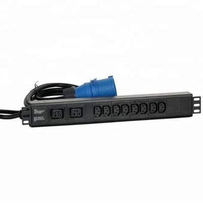 China 6 Way Industrial IEC PDU With On Off Switch For Data Center for sale