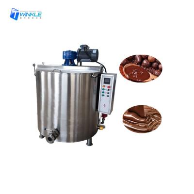 China Frying oil plant tank for chocolate with electric heater chocolate storage tank chocolate stirring machine tank for sale