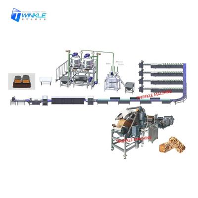 China Chocolate Protein Chocolate Bar Energy Chocolate Bar Nougat Chocolate Bar Making Production Machine for sale