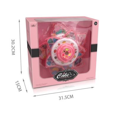 China Skin friendly; Girls Makeup Box Toys Of Beauty Washable Three-tier Set Children's Makeup Cake Cosmetics for sale