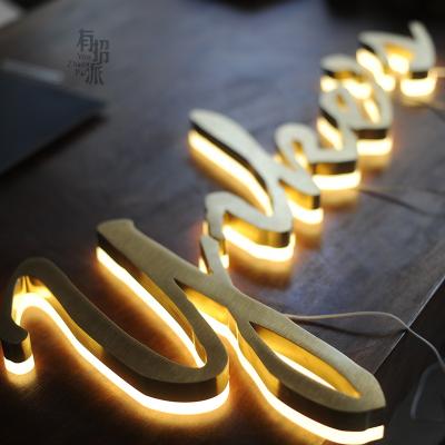 China Luminous Buildings Factory 3D Acrylic LED Backlit Letter Led Channel Letter Sign for sale